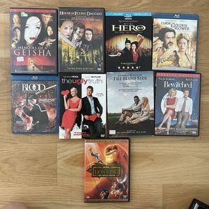 DVD/Blue Ray - Lot of 20 Like New ASSORTED DVD/Blue Ray Movies